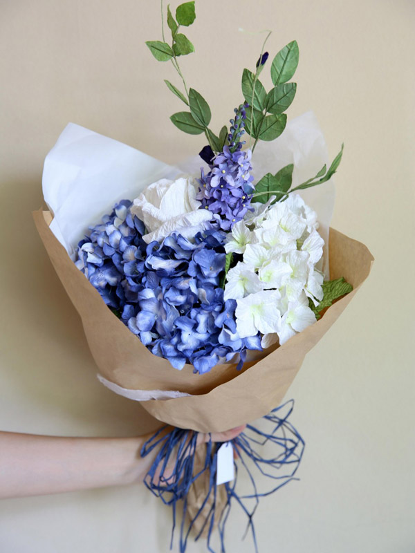 Bouquet Hydrangea - violet white